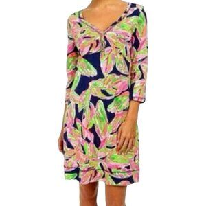 Lilly Pulitzer Palmetto Dress Navy in the Vias